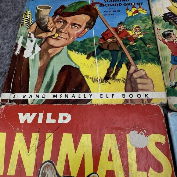 ✅Mixed Lot Of 28 VTG HC Childrens Books Rand McNally Wonder Books and Various - Picture 8 of 16